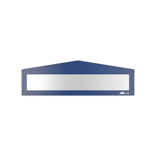 spLEAN INFLOORMA PRO Bodenfenster Pfeil 10 Stück, 320 x 100 mm, dunkelblau, Bodenmarkierung für Stellplätze, Lagerflächen und Produktionsbereiche, selbstklebend und staplerfest