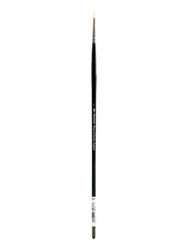 Winsor & Newton 5975701 Winton Rundpinsel- Nr.1- 2,7 mm, für Ölfarbe, Acrylfarbe und Alkydfarbe