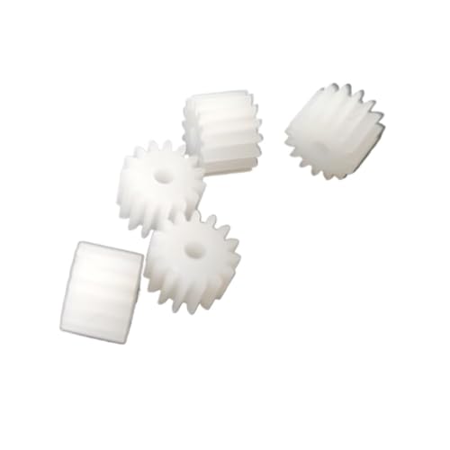 Getriebewelle 10 Stück, 0,5 Modul, 10 Zähne, Kunststoffzahnrad, 4,6 mm Durchmesser, zylindrisches Zahnrad, 1,5 mm, 2 mm, eng anliegendes Motorzahnrad, 0,5 m, 10 Zähne Ritzel Ritzel des Motors(1.5mm bo