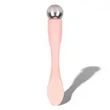 Augencreme-Applikator, Zauberstab, Augencreme-Spatel, Roller, Kühlendes Gesichts-Augenmassagegerät, Reduziert Augenringe und Schwellungen, Rosa