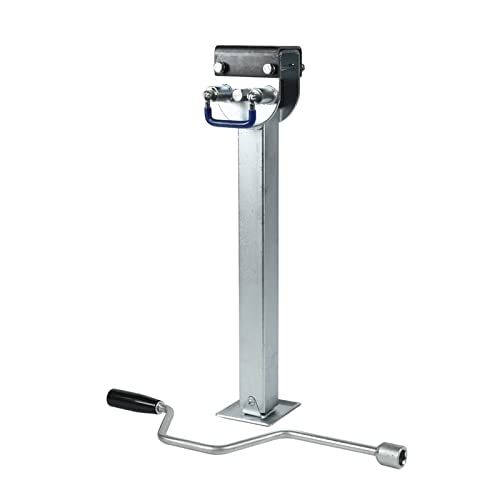 WDSOPK Anhängerstütze, Stabilisatorbeine Herunterklappbar Mit Platte, 600 Mm, Zink-Wagenheberkappe Für Caravan-Parken, 2000 Kg, Camping-Wohnmobil-Anhängerstützen, Teile, Robust Gebaut
