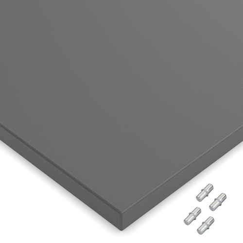 X57 Einlegeboden nach Maß - 2mm ABS Kante umlaufend - Regalbrett, Fachboden, Holzbrett im Zuschnitt nach Maß passend für jeden Schrank (Anthrazit)