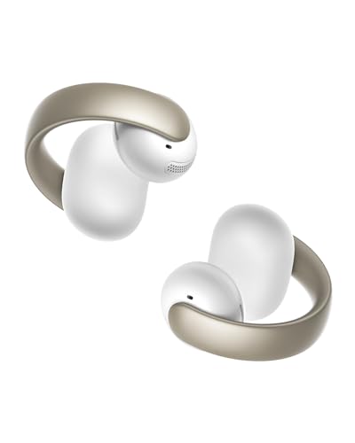 soundcore AeroClip by Anker, Open-Ear Kopfhörer, Bluetooth Earbuds, Open Earbuds, ganztägiger Komfort, 4 KI-gestützte Mikrofone, sicherer Halt, 12mm Treiber, Hi-Res, Open-Ring Design