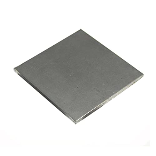 NEZIH Wolframblech Reiner Platte Wolfram Blech Wolfram Folie Wissenschaftlich 3,9 Zoll Dicke 1/1,2/1,5 Mm/1.2 * 100 * 100Mm