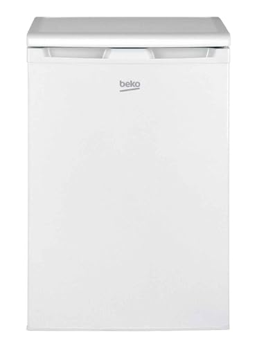 Beko TSE1284N b100 Tischkühlschrank mit 4-Sterne-Gefrierfach, 114 l Gesamtrauminhalt, 101 l Kühlen, 13 l Gefrieren, MinFrost, wechselbarer Türanschlag, Weiß