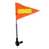 Fahrradflaggen, 160 cm, hohe Sichtbarkeit, reflektierend, Golfwagen-Flagge mit Stangenhalterung, wetterbeständiges Design, Sicherheitsflaggen für Kinder und Erwachsene, Rollstuhl, Outdoor