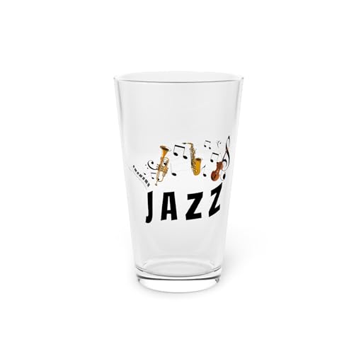 Teegarb Letter Blanket Pint-Glas für Konzertmeister, Symphonie, Klavier, Musikliebhaber, lustige Orchesterinstrumente, 473 ml, 473 ml