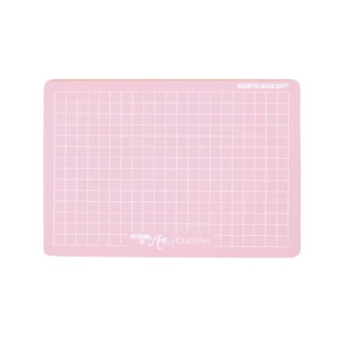 Craftelier - Magic Mat® Magnetische Schneidematte für Big Shot von Sizzix | Ideal für die Verwendung mit Ihrer StanzMaschine | Pink - Maße 22,5 x 15,5 x 0,3 cm