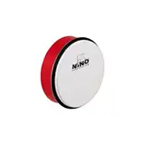 Nino Percussion Hand Drum Instrument - Kleine Handtrommel für Kinder ab 3 Jahren - Durchmesser 6 Zoll (ca. 15 cm) - Kunststoff, Rot (NINO4R)