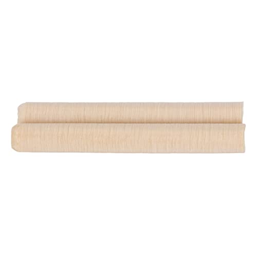 2 Stück Kollagen-Wursthülle, getrocknete, handgefertigte, gefüllte Röhrenhüllen, 19 mm, essbare Trocknung für hausgemachte Würste, Hot Dog, transparente Faserherstellung,