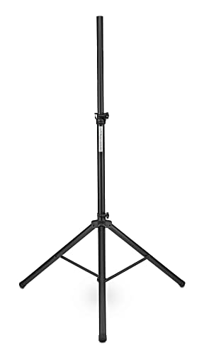 Pronomic SPS-1A Boxenstativ Aluminium - Boxenständer mit stabiler extra breiter Dreibein-Konstruktion - Höhe 125-185 cm - Stativ auch als Dartstativ oder Fotostativ verwendbar