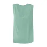 Damen Mäntel Jacke Westen Damen Sommer Casual Einfarbig Großer Ausschnitt Langer V-Ausschnitt Sexy Lose Pullover Weste Modern Freizeit Warm Halten Mantelweste (Mint Green, S)