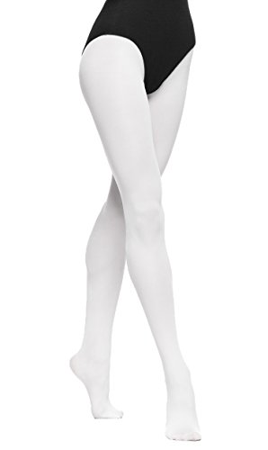 Arabesque Professionelle Damen Ballett Strumpfhose Ballettstrumpfhose 3D Microfaser ohne Naht 2014 (4 (170-176cm), Weiß)