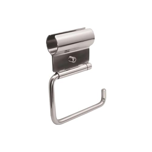 Rostfreier Edelstahl Toilettenpapierhalter für Stütz- und Haltegriffe Ø 32 mm – Polierter Edelstahl WC-Rollenhalter