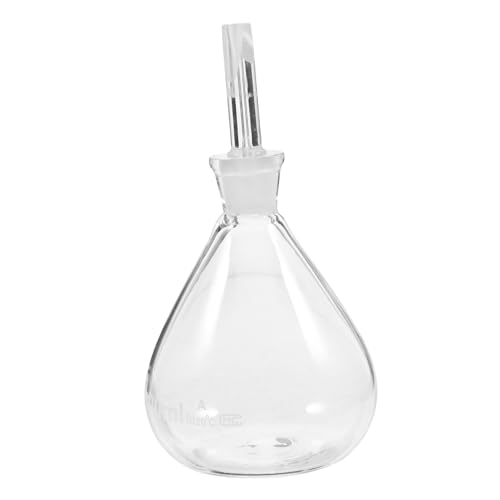 CIYODO Reagenzflasche aus Glas reagenzglas reagenzgläser Glaspyknometer glasflasche Reagenzienflasche aus Laborglas Laborflasche zur Aufbewahrung von Flüssigkeiten Transparent