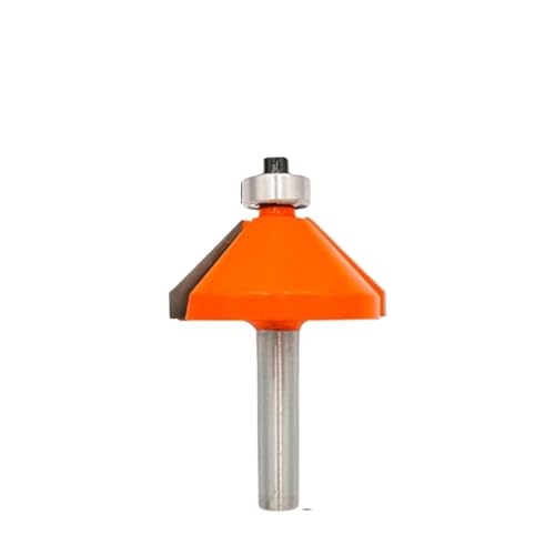 SONGMIky 1 stück 8mm Schaft 45 Grad Fase Kantenformung Fräser Abschrägung Flush Trim Bit Holzbearbeitung Fräser Bits(8x40mm)