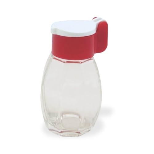 homiez Salz- und Pfefferstreuer 2er Set– zufällige Farbe – kleiner Salzstreuer aus Glas mit Deckel, ideal für unterwegs & Küche, Gewürzglas mit Kappe und abschraubbarem Deckel - Gegen Verklumpen