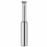 HRC65 Wolframstahl Einzahn-Gewindefräser 4mm Schaft 50mm Länge CNC Fräswerkzeug Für Präzises Gewinde(For Aluminium,M4*0.7)