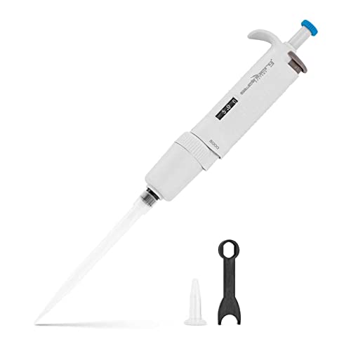 Steinberg Systems SBS-LAB-134 Einkanalpipette 1-5 ml inkl. Zubehör autoklavierbar Pipette Mikropipette Messpipette