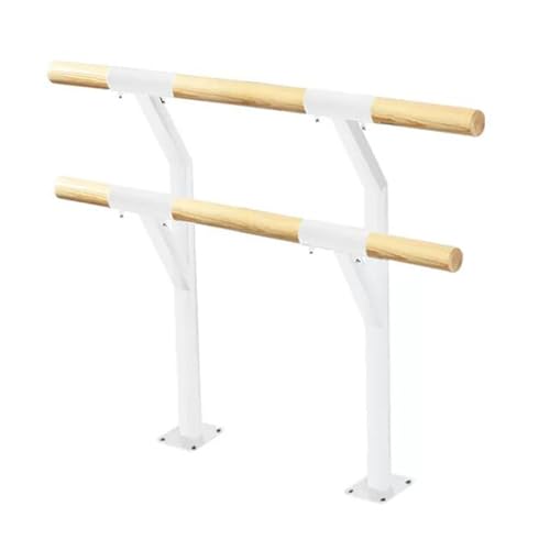 SAeWare Ballettstange, freistehender Tanzstock, tragbarer Stange, Fitness-Training, mobiles Stretching, Tanzstange, Trainingsgerät, Stretch, aktives Workou (Weiß, 100 cm)