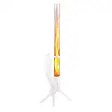 GARDENFLARE Feuerrohr Glasrohr - Glas Ersatzteil für Deine Feuersäule, Pelletfackel, Heizstrahler Outdoor - Glaszylinder ohne Boden - feuerfeste Glasröhre für Terrassenstrahler, Heizpilz (100 cm)