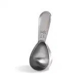 U-Taste 18/8 Edelstahl Kaffeelöffel Portionierer, Langlebiger Messlöffel mit Kurzem Dicker Griff zum Schöpfen von Kaffee Teepulver Zuckermehl, 1 Esslöffel (15ml)
