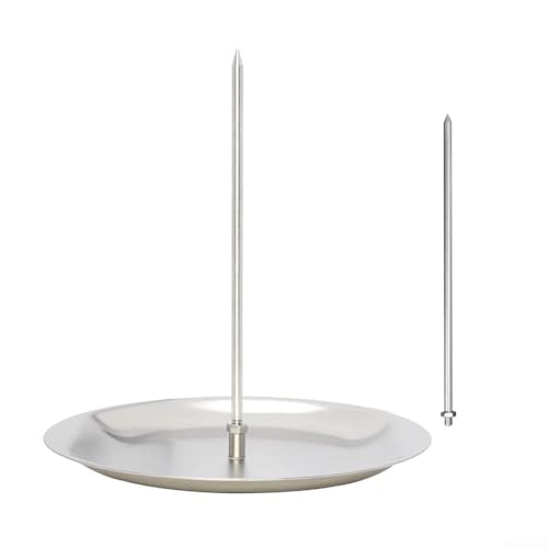 Edelstahl-Kochrost mit abnehmbaren Spikes für Grill-Hühner- und Fischzubereitung