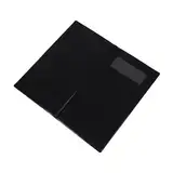 HOUDERCO Restaurantbedarf Servierbuch Server Scheckbuch Restaurant Scheckpräsenter Scheckhalter Server Scheckbuch Für Kellnerin Gäste Scheckbuch Kellnerbuch Server Buch Schwarzes Pu
