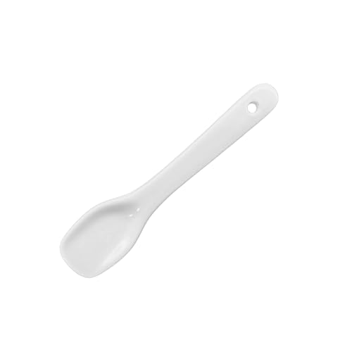 Holst Porzellan ES 100 Porzellan Löffel "Gelateria" 11 cm Weiß 10,8 x 2,5 x 1 cm 6 Stück