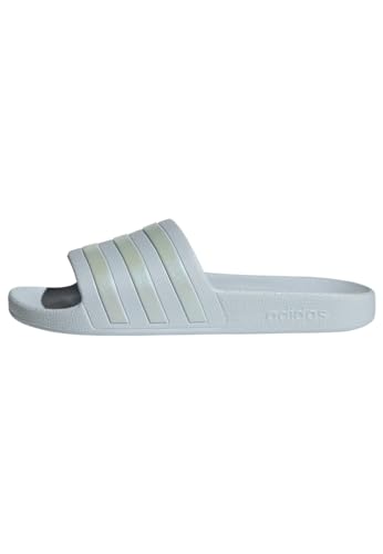 adidas Damen Adilette Aqua Slides, Halo Blue/Halo Blue/Halo Blue, 40.5 EU