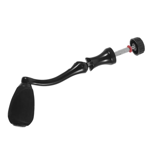 HANABASS Angelrollengriff Spule Stange Futterspender angel ausrüstung angler ausrüstung schaukelgestell outdoor zubehör Tragbarer Rollengriff Ersatzteile für Angelrollen Rostfreier Stahl