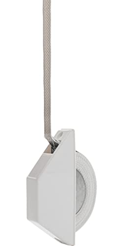 Schellenberg 50500 13,5 cm Mini Einbau-Gurtwickler für Rollläden, mit Rollladengurt mit 14 mm Breite und 5 m Länge, Lochabstand, grau