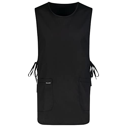 PALLTEX Ampato Kochschürze Männer Kochschürze Damen Schürze Damen Schürze Herren für Kochen Basteln Malen Backen (Schwarz)