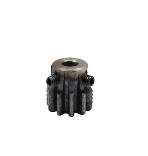 1 Stück Stirnradritzel 10T 10 Zähne Modell 1,5 M=1,5 m Lochdurchmesser 6/8 mm Rechtszahn 45# Stahl Stirnrad CNC Zahnstange(8mm)