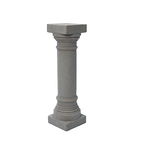 Emsco Group Griechische Säulenstatue – natürliche Granit-Optik – aus Harz – leicht – 71,1 cm Höhe