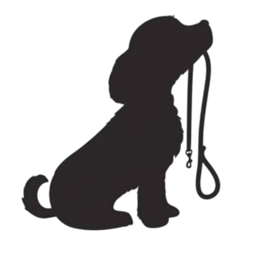 Dekorieren Sie einfach Wände mit niedlicher Hunde-Silhouette, Wandaufkleber, Hundemuster, PVC-Wandaufkleber, PVC-Wandaufkleber, Haustierladen, Fenster, Wanddekoration