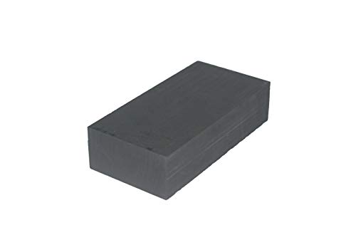 LLF 99,9% Reinheit Graphit Barren Block EDM Graphit Platte Fräsfläche (100 mm x 50 mm x 25 mm)