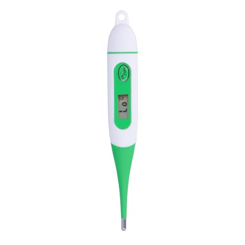 Fieberthermometer für Pferde Rinder, Digitales Haustierthermometer Wasserdichtes Tier Thermometer mit Flexible Temperatursonde, für Tierbesitzer von Hunden Katzen Tierärzten