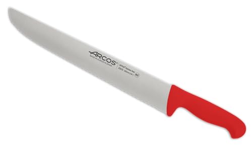Arcos Serie 2900 - Fischhändler Messer - Klinge Nitrum Edelstahl 350 mm - HandGriff Polypropylen Farbe Rot