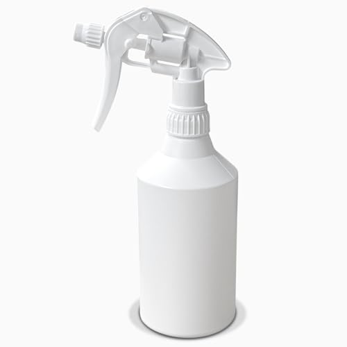 Uttex Sprühflasche 500ml – Leersprüher aus HDPE für Reiniger, Desinfektion & Garten | Nachfüllbar, auslaufsicher, verstellbare Düse, 1,1ml je Hub | Ideal für Haushalt & Autopflege