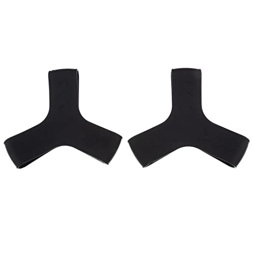 Harilla 2 Stück Schnorchelflossen Grip Strap, Flossenhalter Grip Strap einstellbar für Schnorcheln Tauchen Schwimmen, Grip Strap für Flossen für Kinder Erwachsene, Schwarz , L