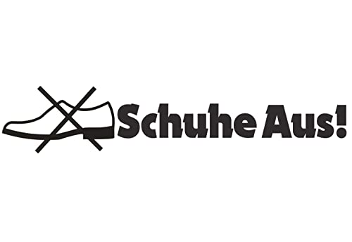 HR-WERBEDESIGN 1x Schuhe aus LKW Aufkleber Warnung Truck Hinweiß Sticker Achtung Info