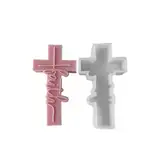 3D-Skulptur-Kreuze, Silikonformen, Relief-Kreuze, Handwerk, Gips, Harz, Zement, Gussteile, Halloween-Dekoration