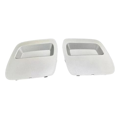 Vordere Stoßstangen-Abschlepphaken-Abdeckung Fr&on&t Stoßstange Tow Bar Auge Abdeckung Links Rechts 2 Pcs OEM620721430R 620724861R 511802392R Für Dacia Für Duster 2018-2021(Black 1Set)
