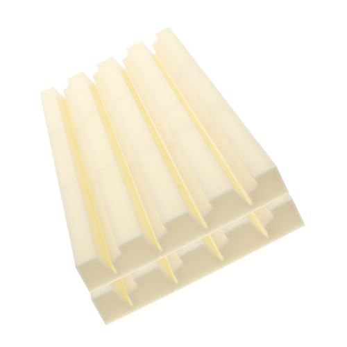 Kisangel 2 Stück Spielkarten Halterung Poker zubehör Plastikkartenhalter Spielkarten-Organizer Dominoständer Domino-Ständer Heimspielkarten Stehen Spielkartenhalter Kartenspielhalter Beige