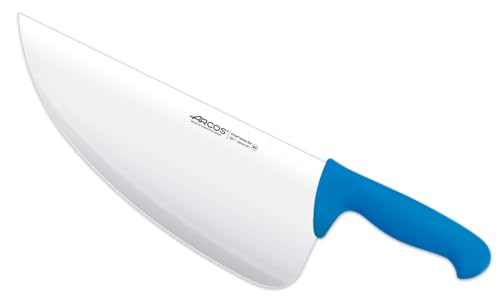 Arcos Fischmesser 33 cm - Aus Nitrum Edelstahl, Ideal für Fischhändler - Ergonomischer Griff aus Polypropylen, Farbe Blau - Silber, Serie 2900