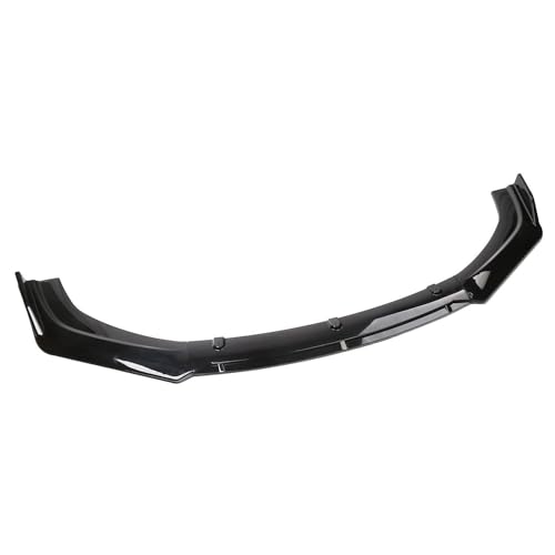 HCXYSZLB Auto Frontlippe Frontspoiler für Mazda 3 2013-2018, Frontstoßstange Spoiler Protector Splitter Kit Frontspoiler Lippe Auto zubehör Frontlippe Spoiler,A-Black