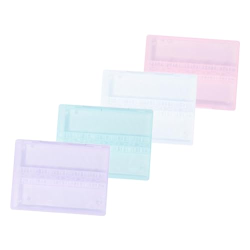 HAPINARY Nagelbohrer-organizer 4-teilige Aufbewahrungsboxen Für Nagelbohrer Nagelschleifbänder Und Nagelbohrerhalter Pp-material Für Kunstgeschäfte