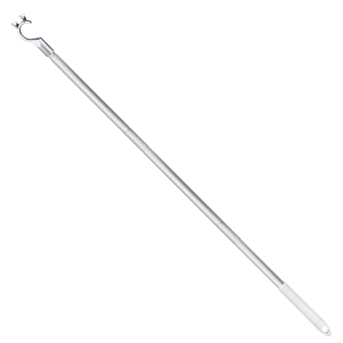 Dachfenster Fenstergriff Verlängerung Fensteröffner mit Stockhaken - Stange mit Haken Dachfenster Öffner Stange, Fensteröffner Stange mit Dachluken Haken 96cm, 3-teilige Aluminiumstange stabil, leicht
