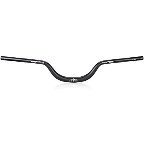GEWAGE Fahrrad Riser Lenker aus leichter Aluminiumlegierung, Länge 780 mm, passend für 31,8 Vorbau, ideal für Berg, Straßen und Hybridräder mit mehreren Aufstiegsoptionen. (90mm Höhe)